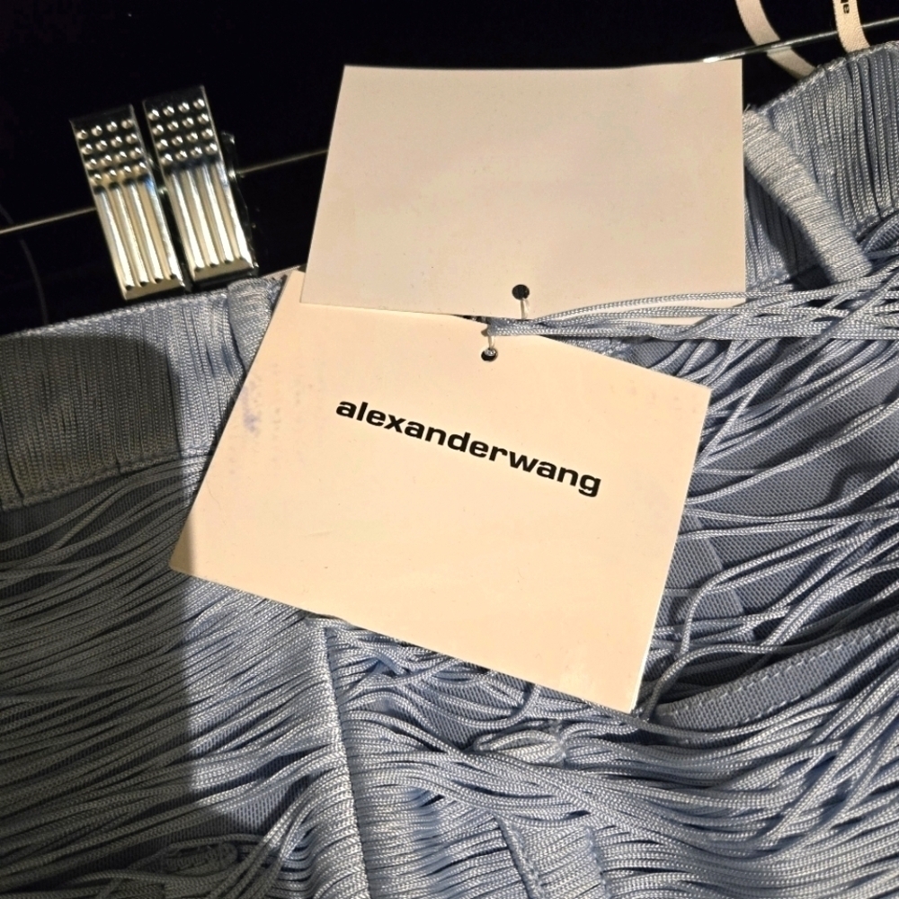 Alexander Wang | Stretch Fringe Pant - Picture 5 of 7